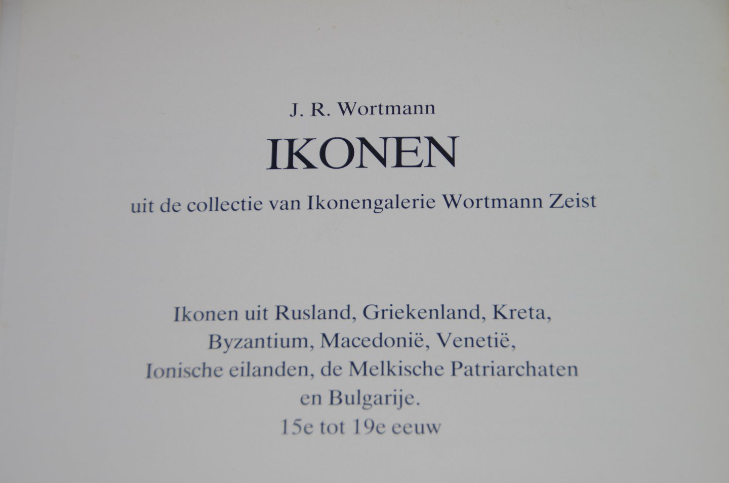 Wortmann - Ikonen uit de collectie ikonengalerie / druk 1