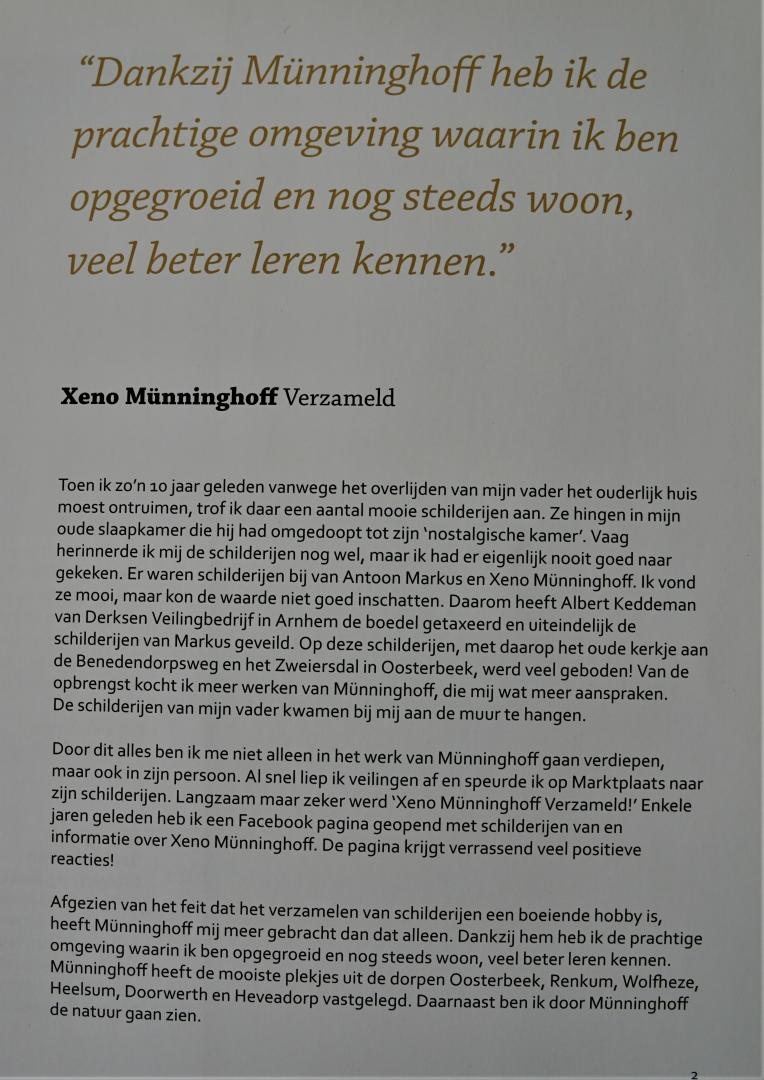 Veelen, Dick van en Anema, Ulbe - Xeno Münninghoff, verzameld