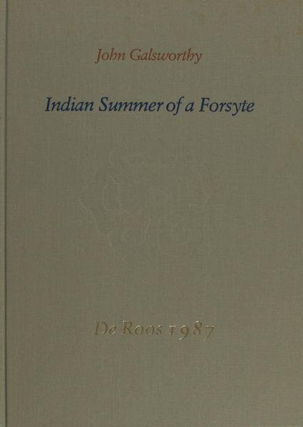 Galsworthy, John. - Indian summer of a Forsyte.