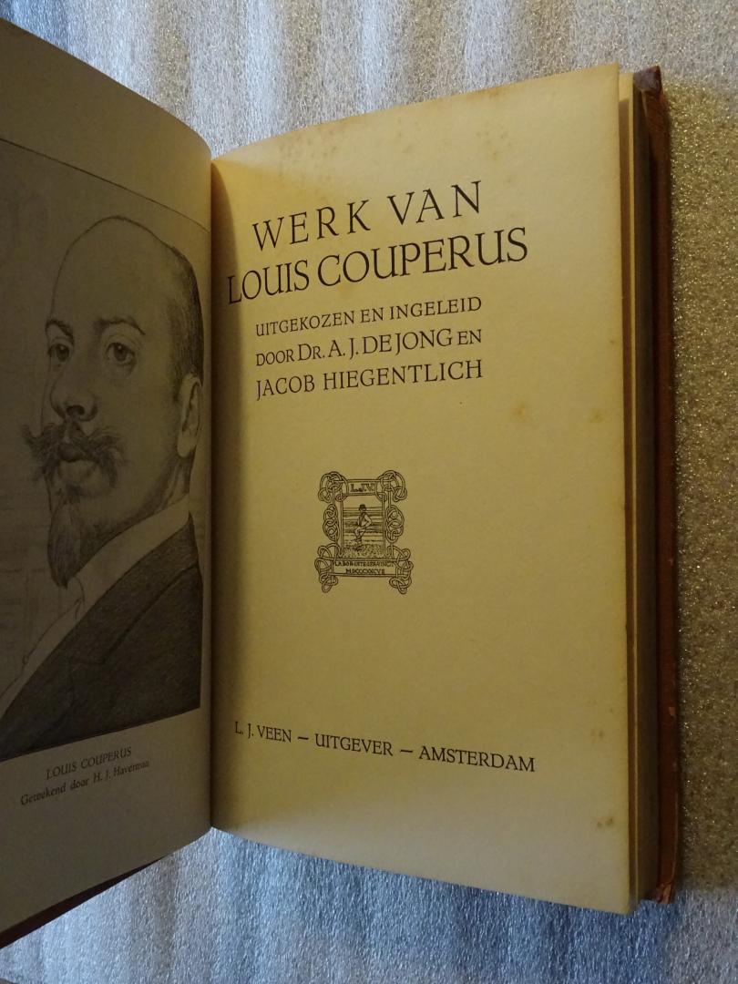Jong, Dr. A.J. / Hiegentlich, Jacob - Werk Van Louis Couperus