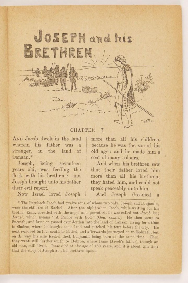 Benn, Ernest - Zeldzaam. The story of Joseph & his brethren (4 foto's)