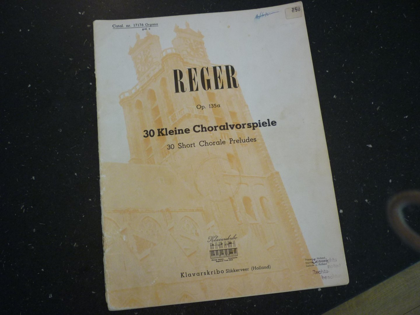 Reger; Max - 30 Kleine Choralvorspiele; Op. 135a  /  Klavarskribo