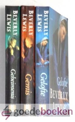 Lewis, Beverly - Geheimenis + Gemis + Gelofte, set 3 delen compleet --- Serie Grace Byler, deel 1, 2 en 3