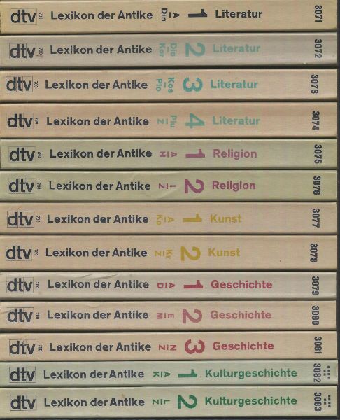 Andresen, Carl et al., Hrsg. - DTV-Lexikon der Antike (5 Abt. in 13 Bde)
