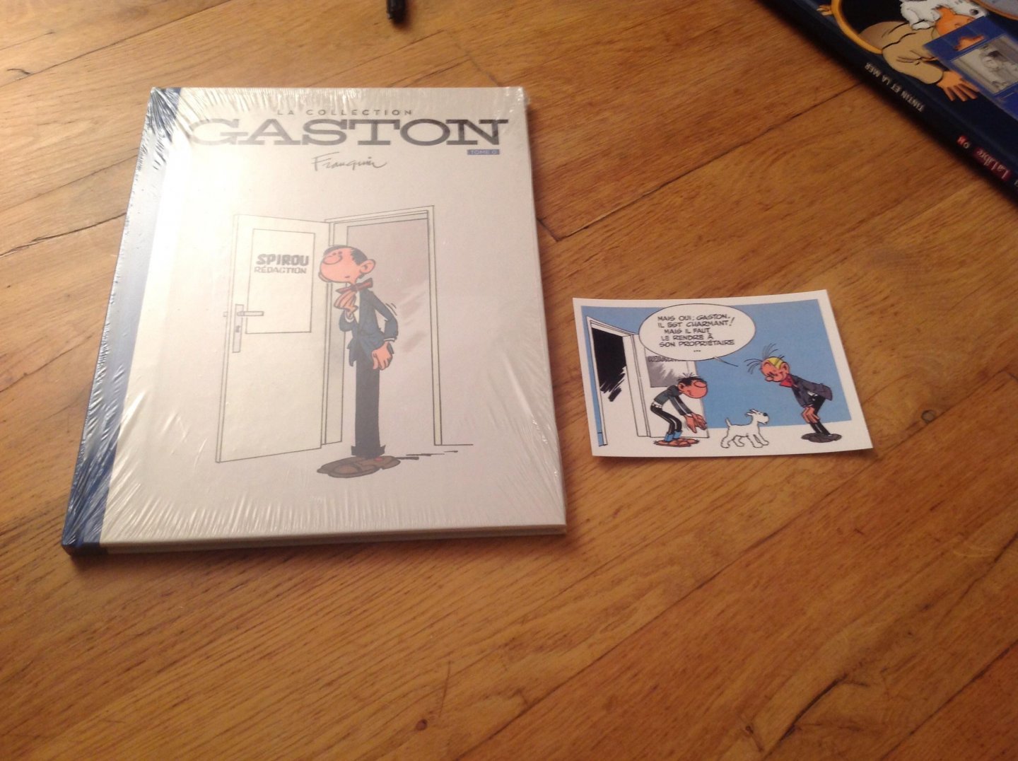 Franquin - Gaston Collection deel 0. Met extra curiosum kaart Hergé / Franquin