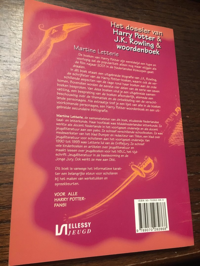 Letterie, Martine - Dossier Harry Potter & J.K. Rowling & woordenboek