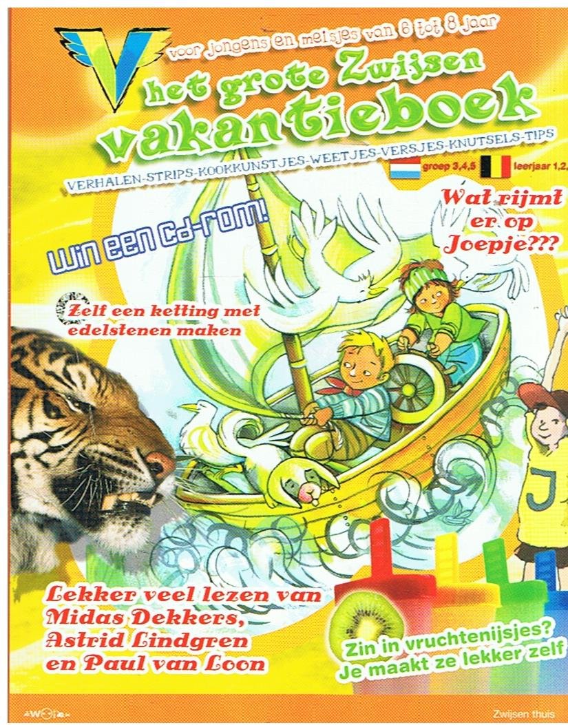Redactie - Het grote Zwijsen vakantieboek voor meisjes en jongens van 6 - 8 jaar
