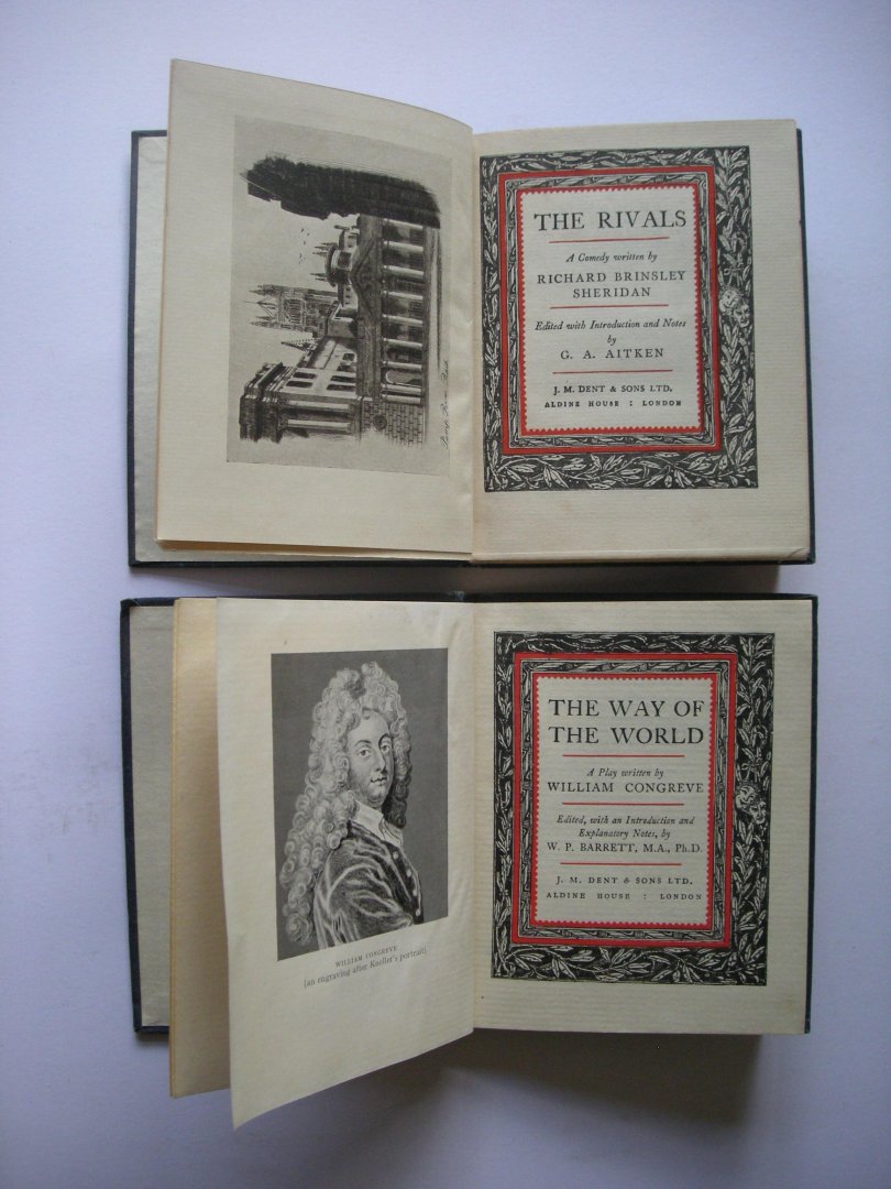 Congreve, William / Barrett,W.P., editor, intr.and expl.notes - The Way of the World