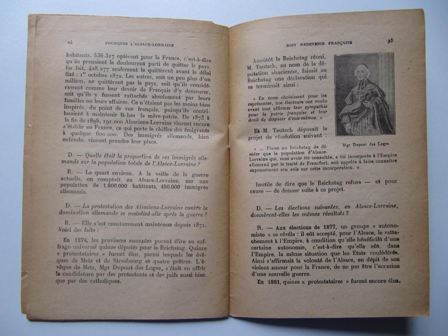 Georg Hoog - Pourquoi l'Alascae-Lorraine doit revenir Française