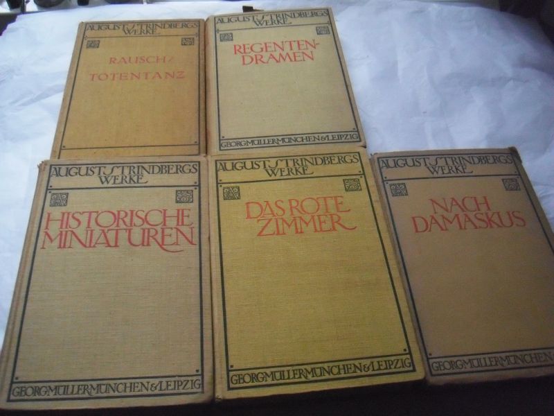 Strindberg, A. - titels(zie Meer info)
