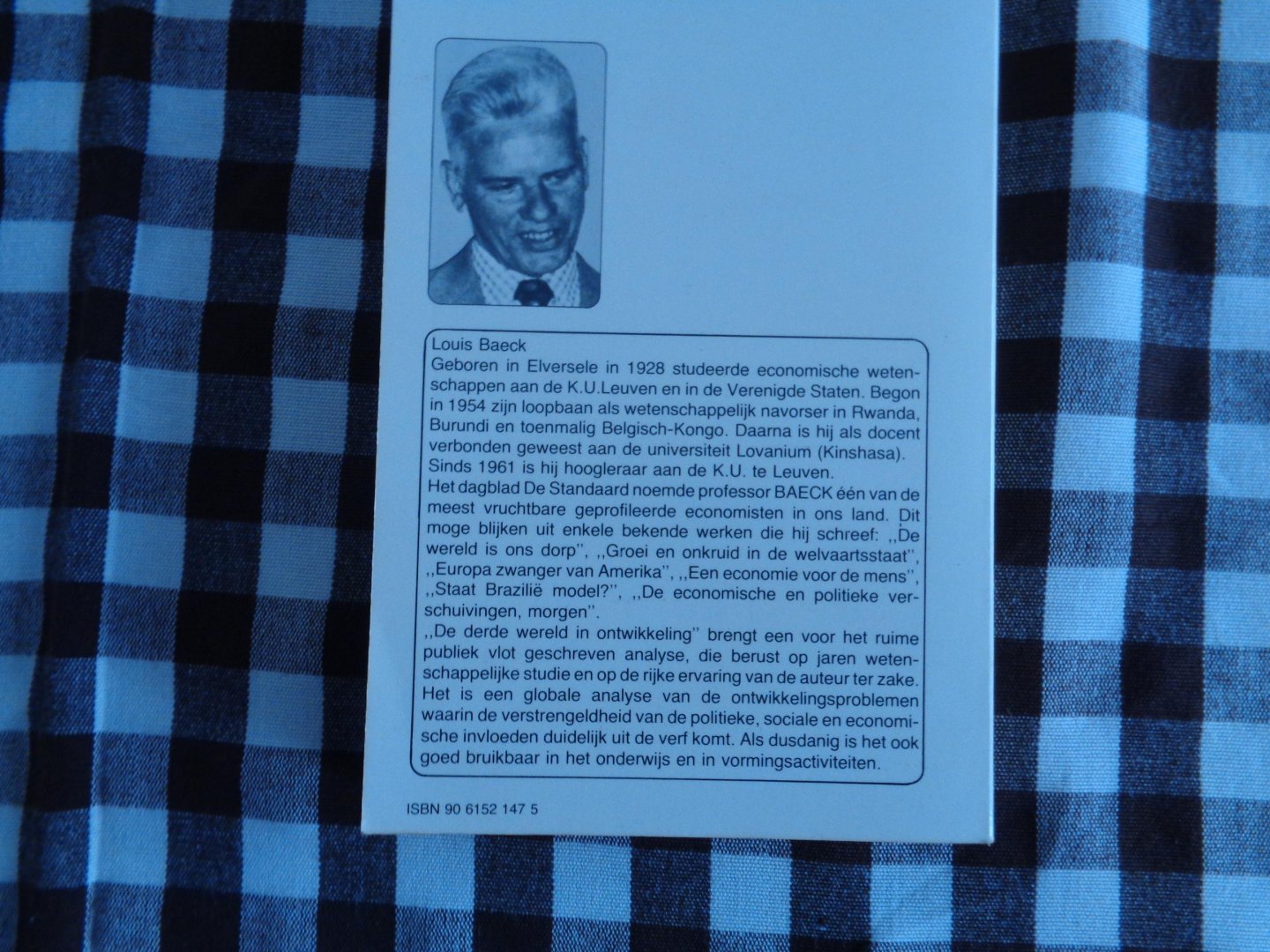 Baeck - Derde wereld in ontwikkeling / druk 1
