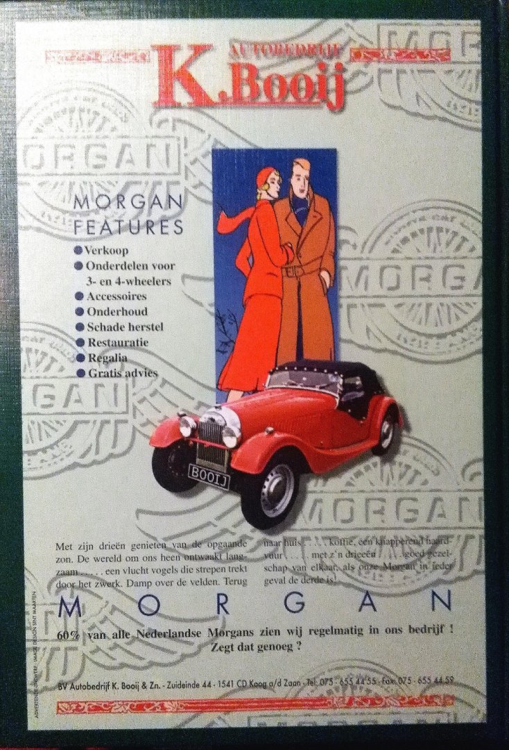Beek , Geoffrey C. van  .  ( Cadeauwaardig zeldzaam exemplaar en is een Cadeauwaardig exemplaar , ) - Data Morgana ll . ( Met veel informatie bevat over uiteenlopende Morgan zaken. Autotechniek over diverse soorten Morgans en rijkelijk geïllustreerd met vele modellen . ) Inclusief een boekje met diverse modellen over MSCCH en de Morgan 24 pagina's .