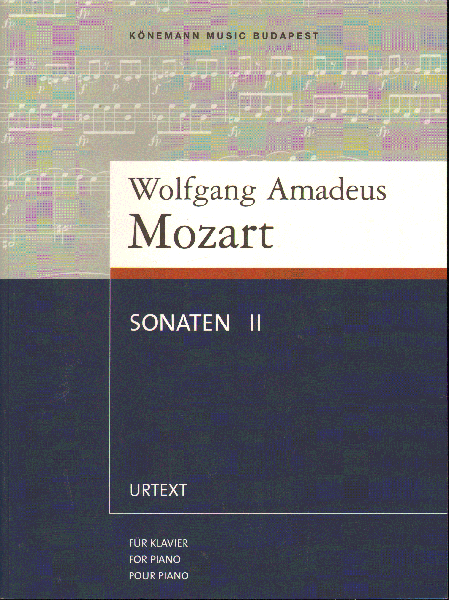 Mozart, Wolgang Amadeus - Wolfgang Amadeus Mozart, Sonaten II, Urtext, Für Klavier/For Piano/Pour Piano (BLADMUZIEK), 173 pag. softcover , gave staat