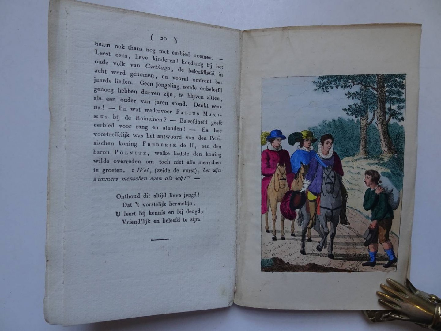 Daane, Johannes. - Bloempjes van uitspanning gevlochten voor de Nederlandsche jeugd.