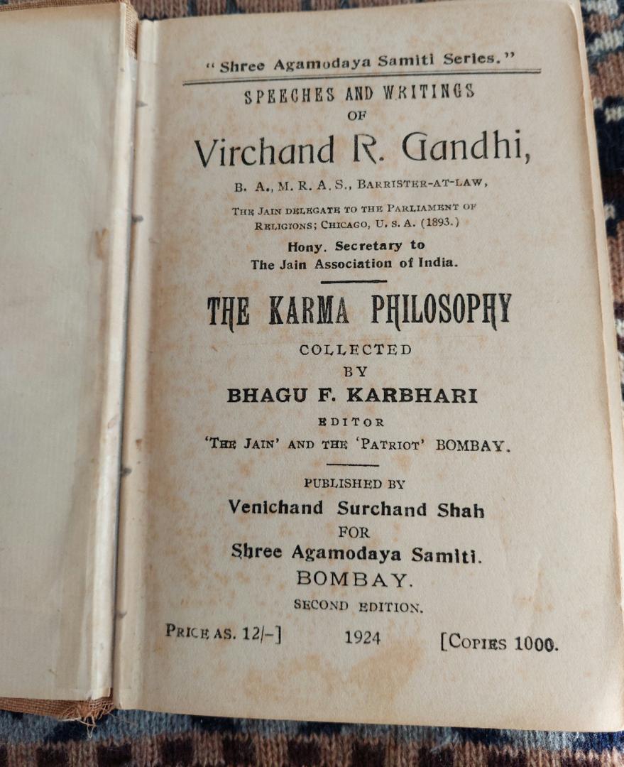Gandhi, V.R. - The Karma Philosophy
