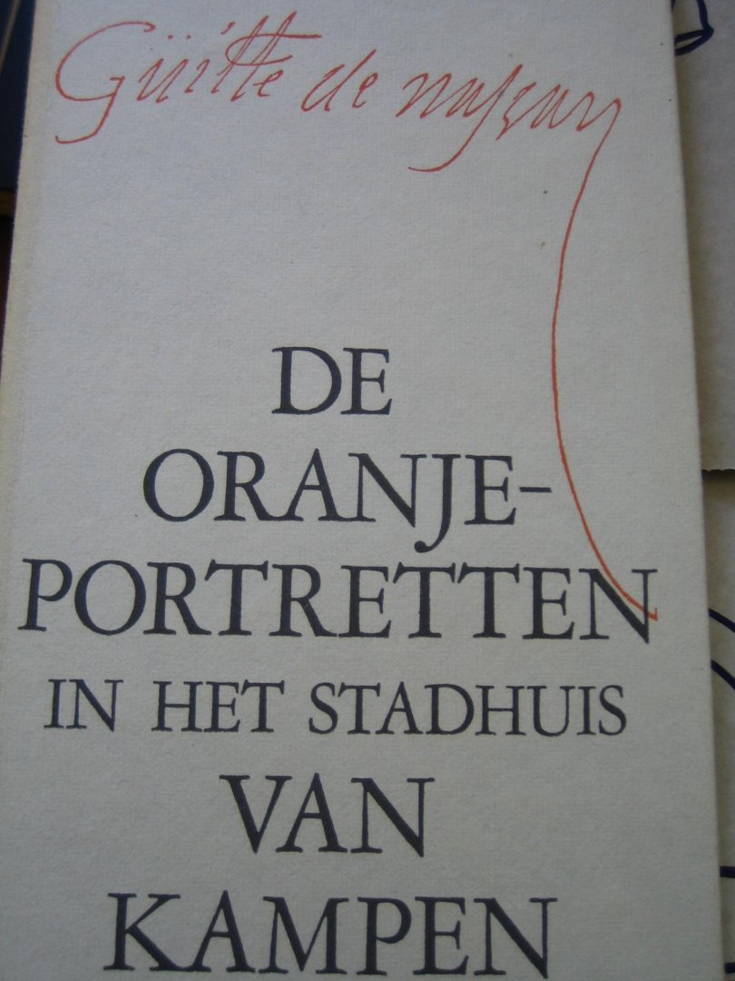 Ekkart, R.E.O. - De oranje-portretten in het stadhuis van Kampen