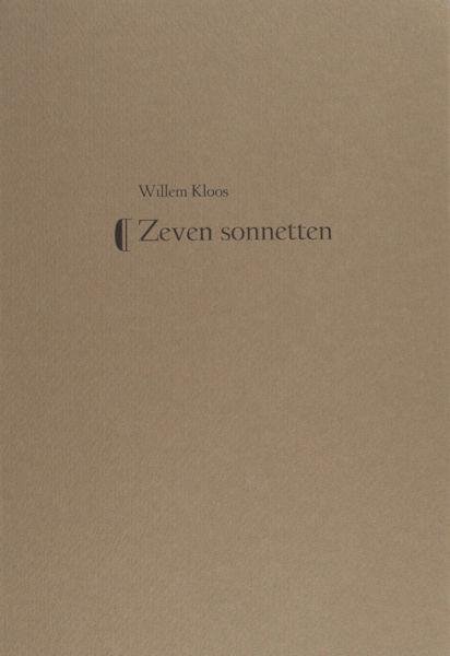 Kloos, Willem. - Zeven sonnetten.