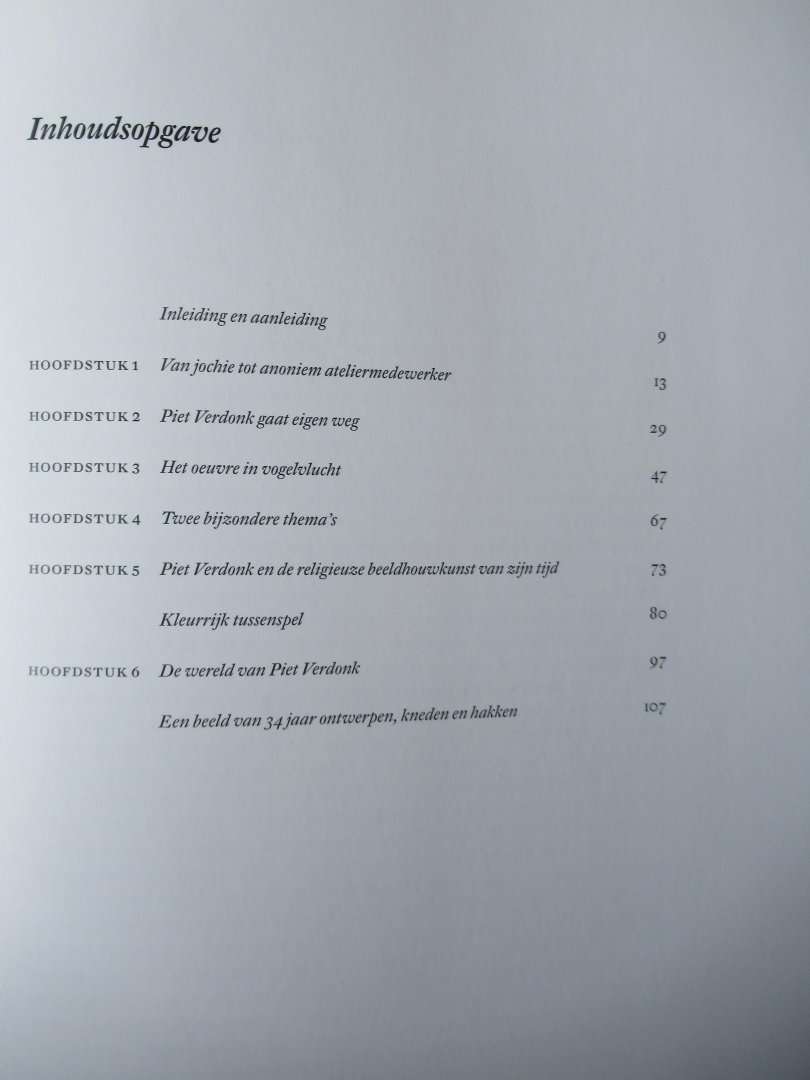 Graas, T.G.M. Drs. (e.a.) - Een beeld van Piet Verdonk ambachtelijk beeldhouwer tussen neogotiek en modernisme