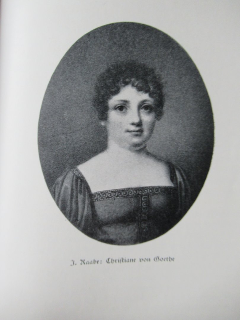 Federn, Etta - Christiane von Goethe. Ein Beitrag zur Psychologie Goethes