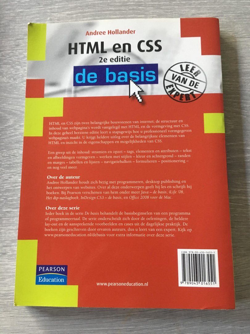 Hollander, Andree - HTML en CSS - de basis