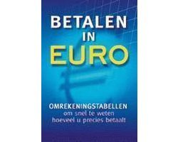 Unknown - Betalen in euro - omrekeningstabellen