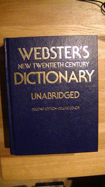 WEBSTER, NOAH - Webster`s New Twentieth Century Dictionary of the English Language, Unabridged. Second Edition - Deluxe Color