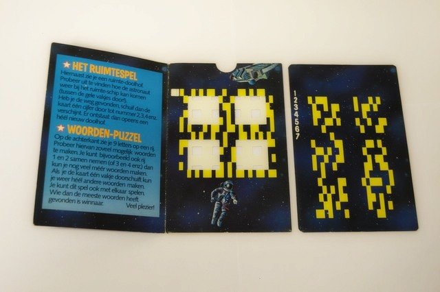 - - Uniek - Nutricia Chocomel Speelkaart, ca. 1980
