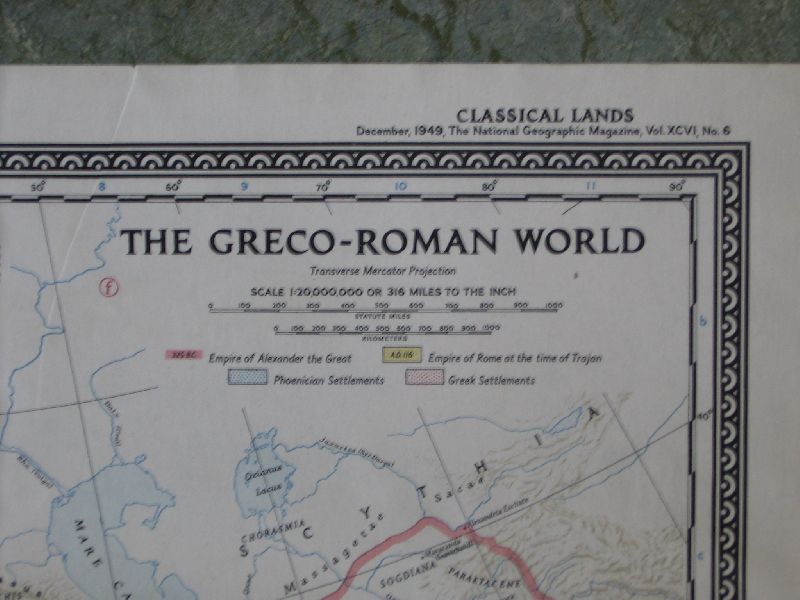  - Kaart Classical Lands, Greco-Roman World