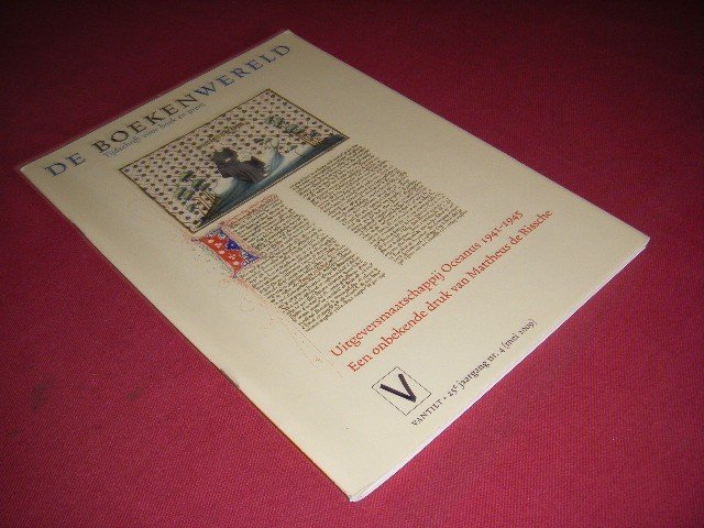 H. Hafkamp en anderen (red.) - De Boekenwereld, Tijdschrift voor Boek en Prent, 25e jaargang, nr 4, mei 2009