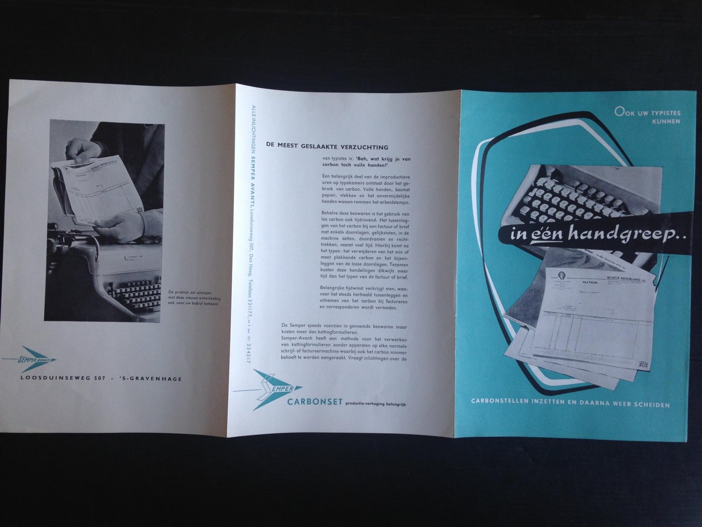 Folder - In één handgreep…, Over kettingformulieren, Semper Avanti NV