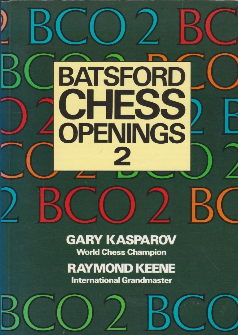 Kasparov,G en Keene ,R - Batsford chess openings 2