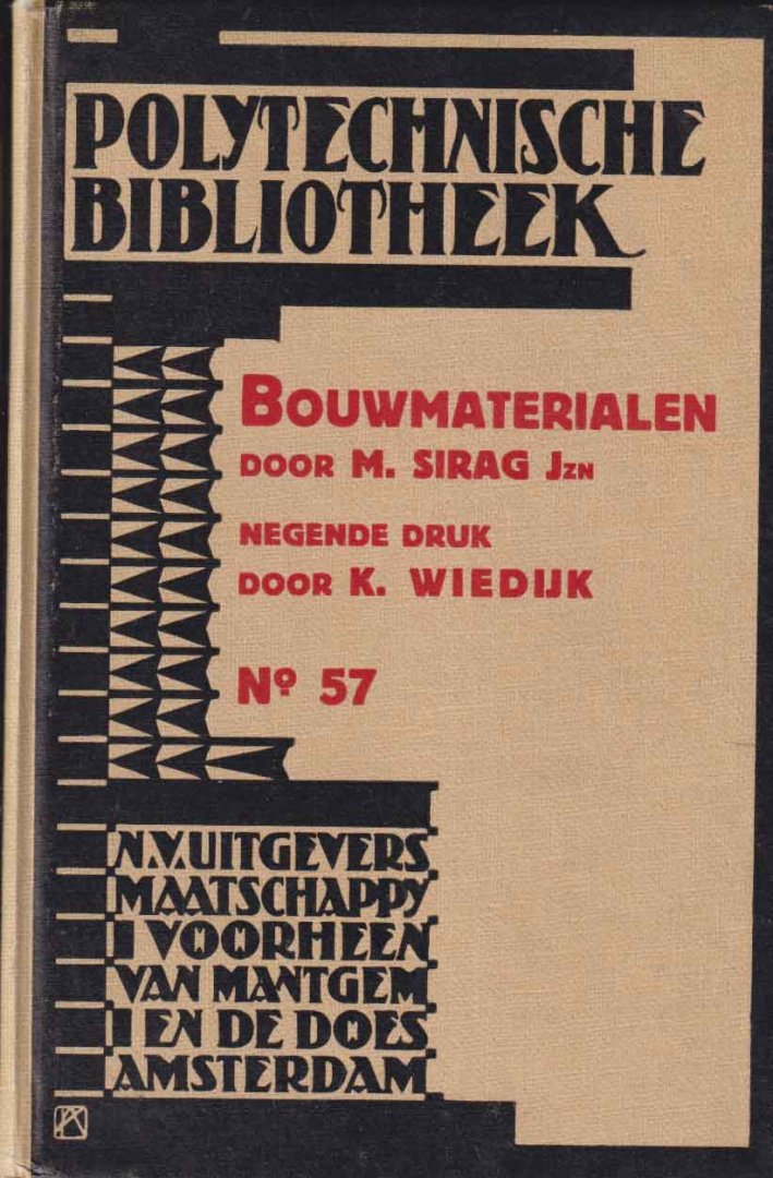 Sirag, M. - Bouwmaterialen