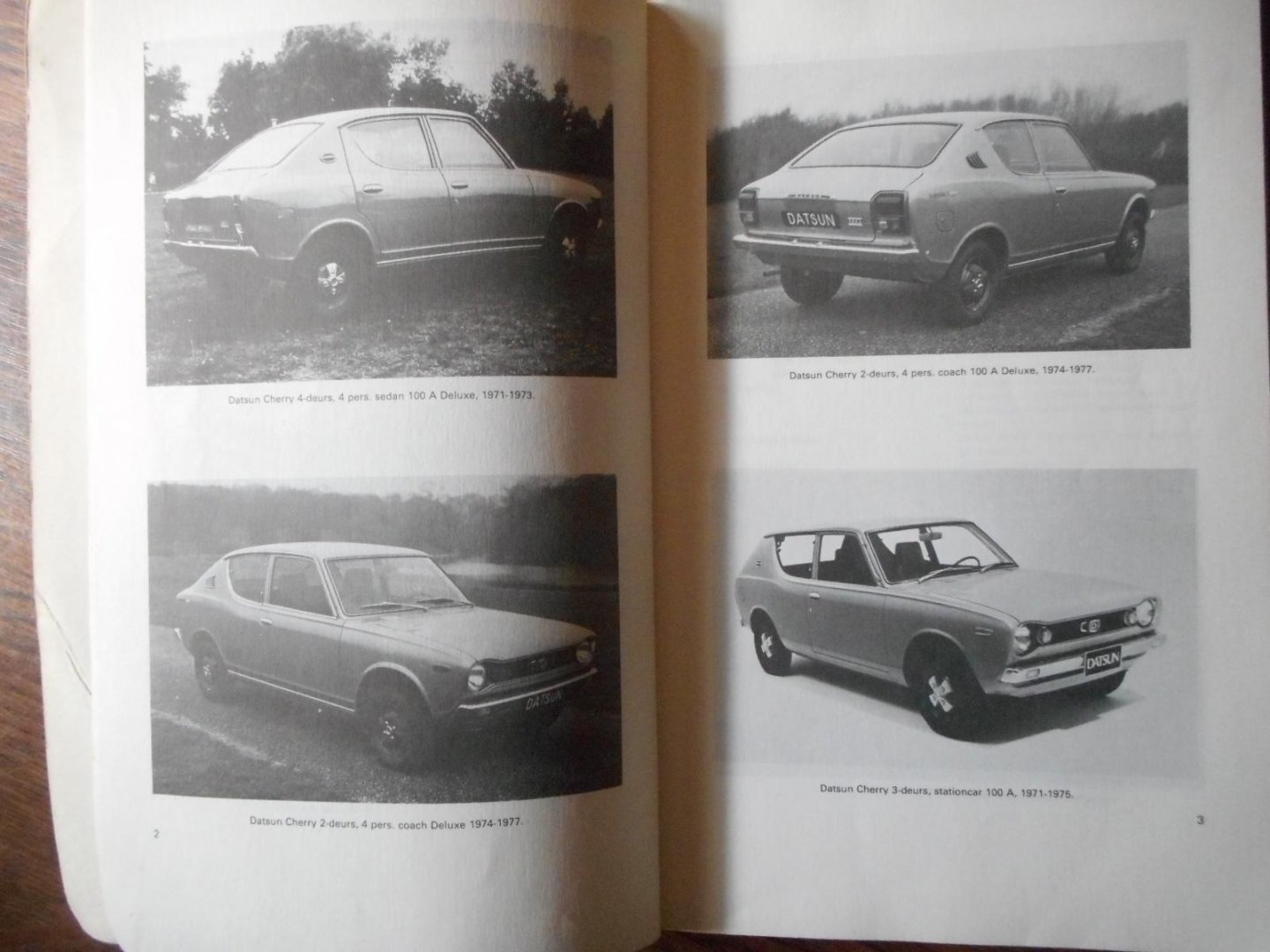 Olyslager,p - vraagbaak Datsun cherry,cherry F-11 modellenserie 1971-1978