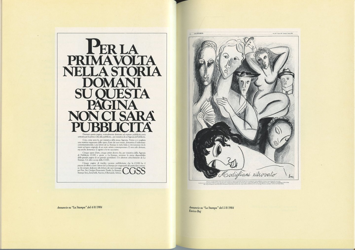 Dorfles, Gillo (Testo) - C.G.S.S. 1968/1987. L'Arte della Pubblicità