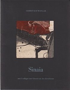 KOUWENAAR, Gerrit - Sinaia. Met 5 collages van Gérard van den Eerenbeemt.