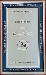 Foltin, Lore B - Franz Werfel