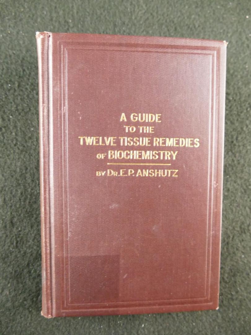 Anshutz, Dr. E.P. - A guide to the twelve tissue remedies of biochemistry
