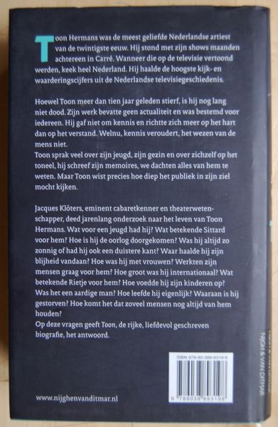 Klöters, Jacques - Toon / De biografie