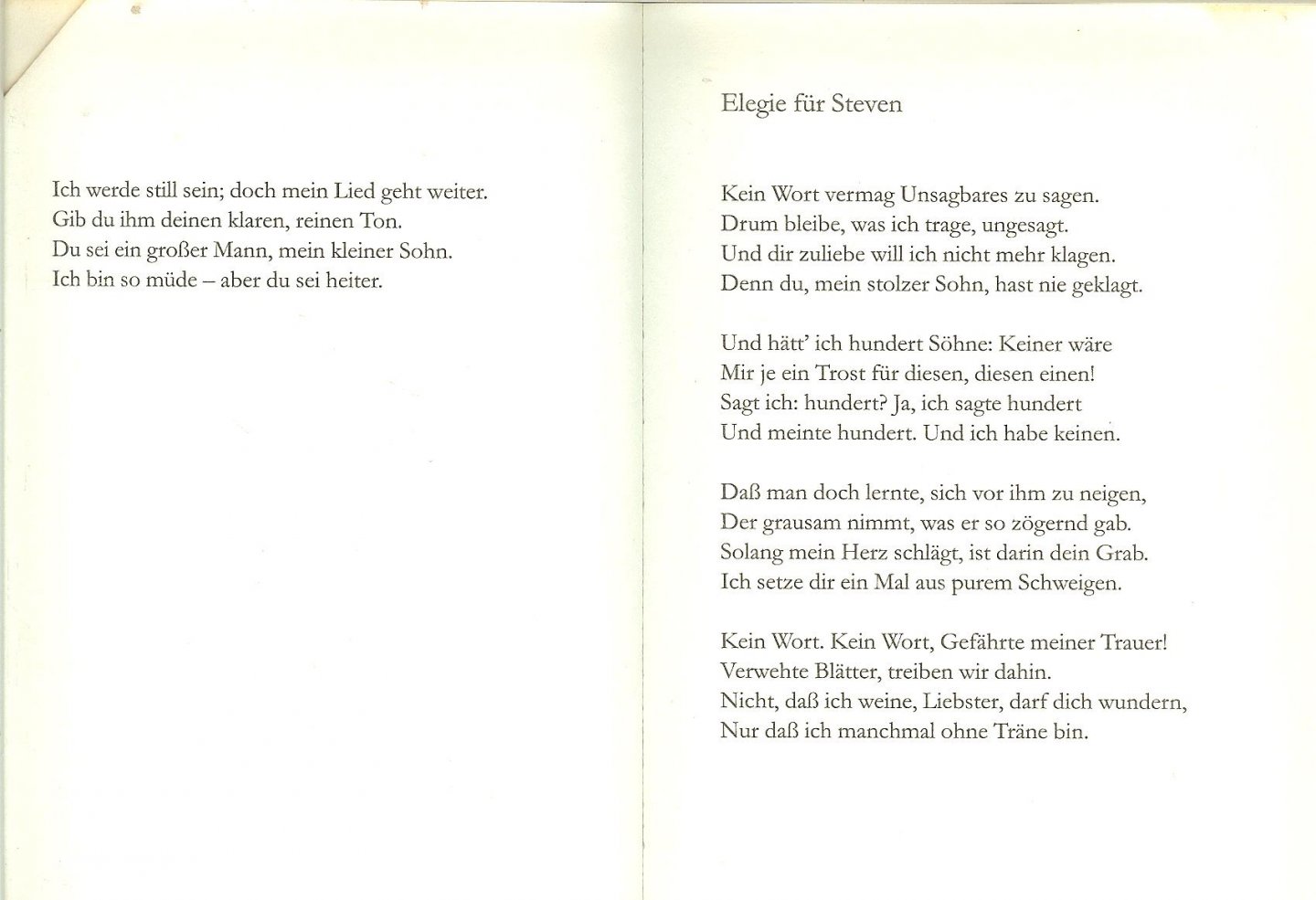 Boekwinkeltjes Nl Mein Lied Geht Weiter Hundert Gedichte