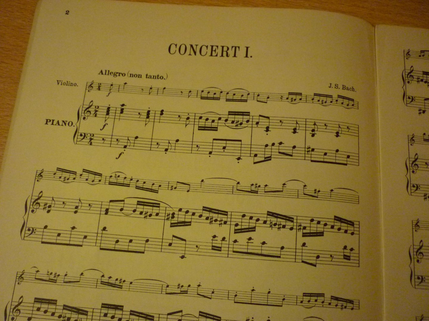 Bach; J. S.  (1685-1750) - Konzert Nr. 1 a-Moll (herausgegeben von Gustav Schreck / violinstimme bezeichnet von Andreas Moser)
