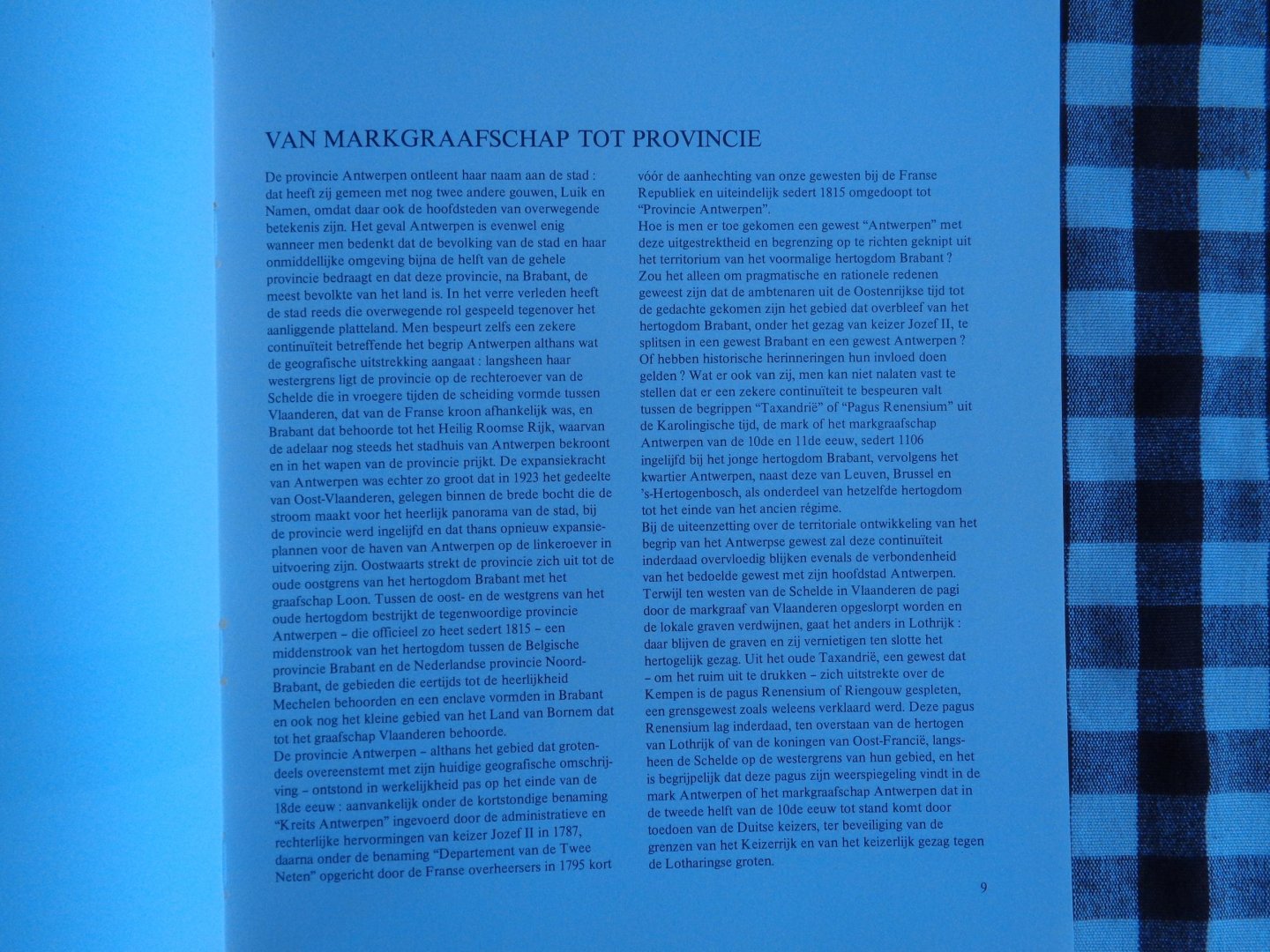 m van audenhove - de provincie vroeger en nu antwerpen