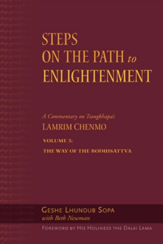 Geshe Lhundub Sopa (with Beth Newman) - Steps on the path to enlightenment; a commentary on Tsongkhapa's Lamrim Chenmo, volume 3, The way of the Bodhisattva