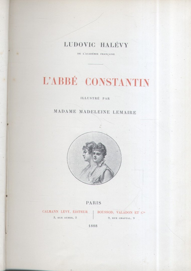 Halévy, Ludovic - L'Abbé Constantin