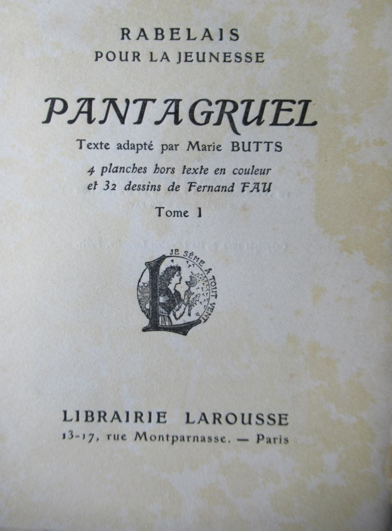 Rabelais - Pantagruel 2 delen