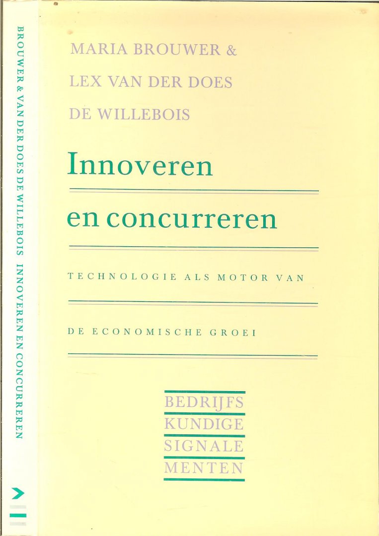 Brouwer Maria & Lex van der Does  De Willebois - Innoveren en Concurreren  Technologie als Motor  van de Economische Groei  Bedrijfs Kundige Signalementen