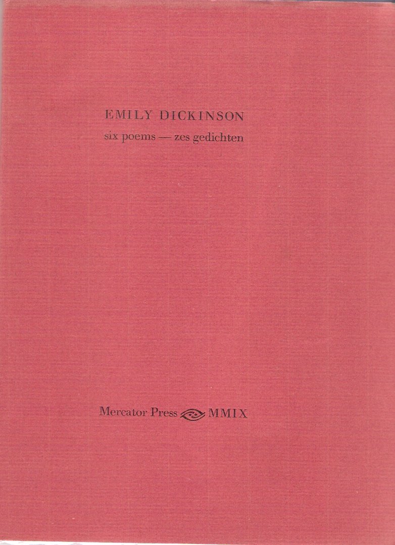 Dickinson, Emily - Six poemes - Zes gedichten