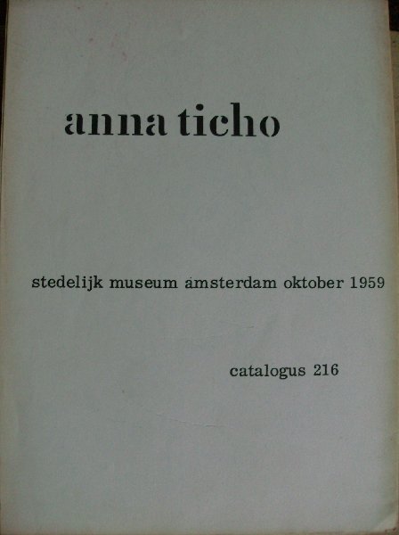 Cohen , Elisheva - Anne Ticho.