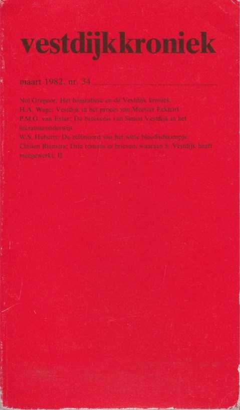  - Vestdijkkroniek. nr. 34, maart 1982 t/m nr. 57, december 1987