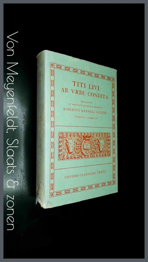 Titi Livi - Ab vrbe condita - Tomvs I. Libri I-V
