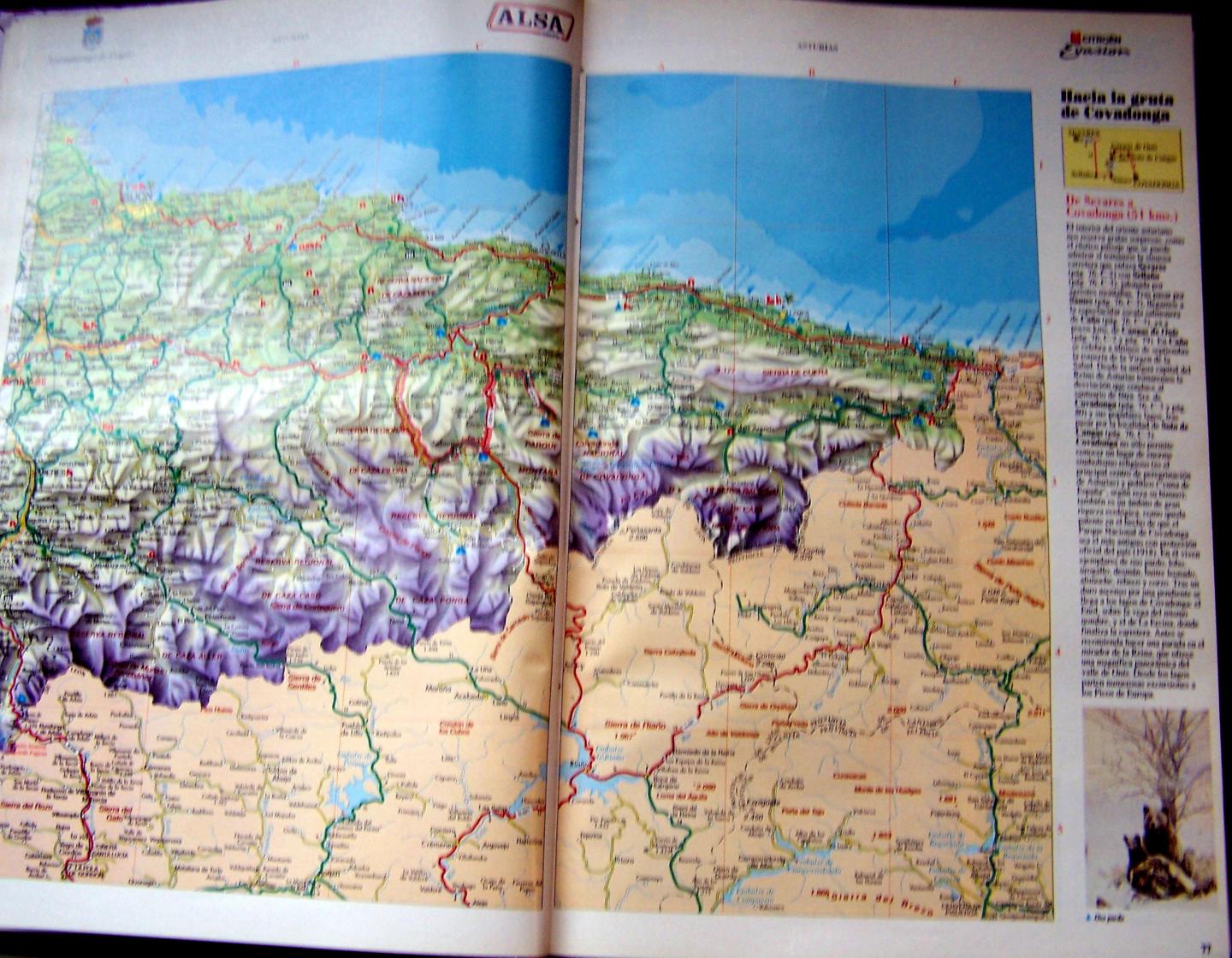 Nason, Maria Luis. e.a. - Gran atlas turistico de Espanan Y Portugal.